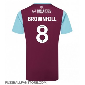 Burnley Josh Brownhill #8 Replik Heimtrikot 2024-25 Kurzarm